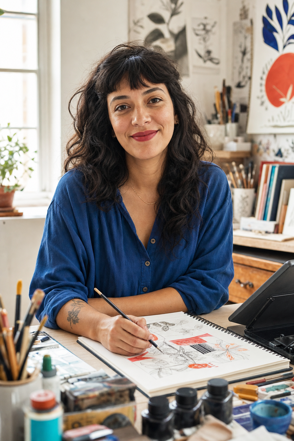 Luiza Azevedo, ilustradora e editora do Guia do Ilustrador